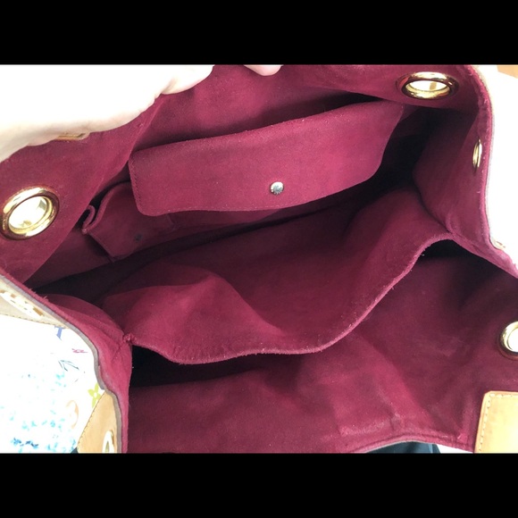 SOLD - White Monogram Multicolor Ursula Blanco - Picture 8 of 12